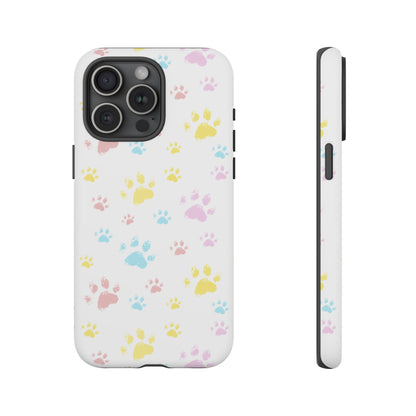 Colorful Paws Tough Phone Case