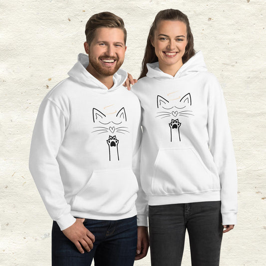 Cat Design Unisex Heavy Hoodie